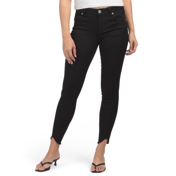 KUT FROM THE KLOTH Black Carlo Ankle Skinny Jeans - Picture 1 of 2